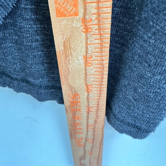 WE THE FREE Grey split back bohemian grunge womans oversized tunic Large - Picture 11 of 13